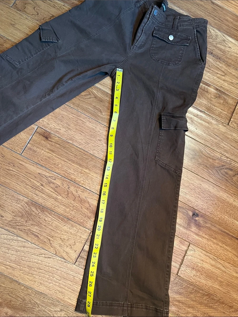 Flamingals Brown Cargo Work Pants -